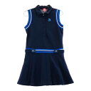 ARCHIVIO アルチビオ ノースリーブワンピース ネイビー系 38 【中古】ゴルフウェア レディース