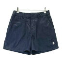 ADMIRAL アドミラル キュロットパンツ 総柄 ネイビー系 S 【中古】ゴルフウェア レディース