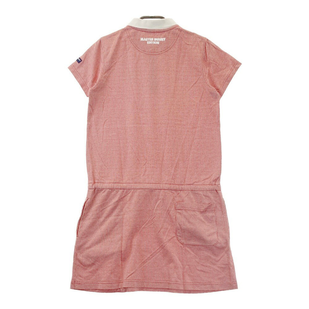 MASTER BUNNY EDITION マスターバニーエディション ワンピース 千鳥 レッド系 1 【中古】ゴルフウェア レディース