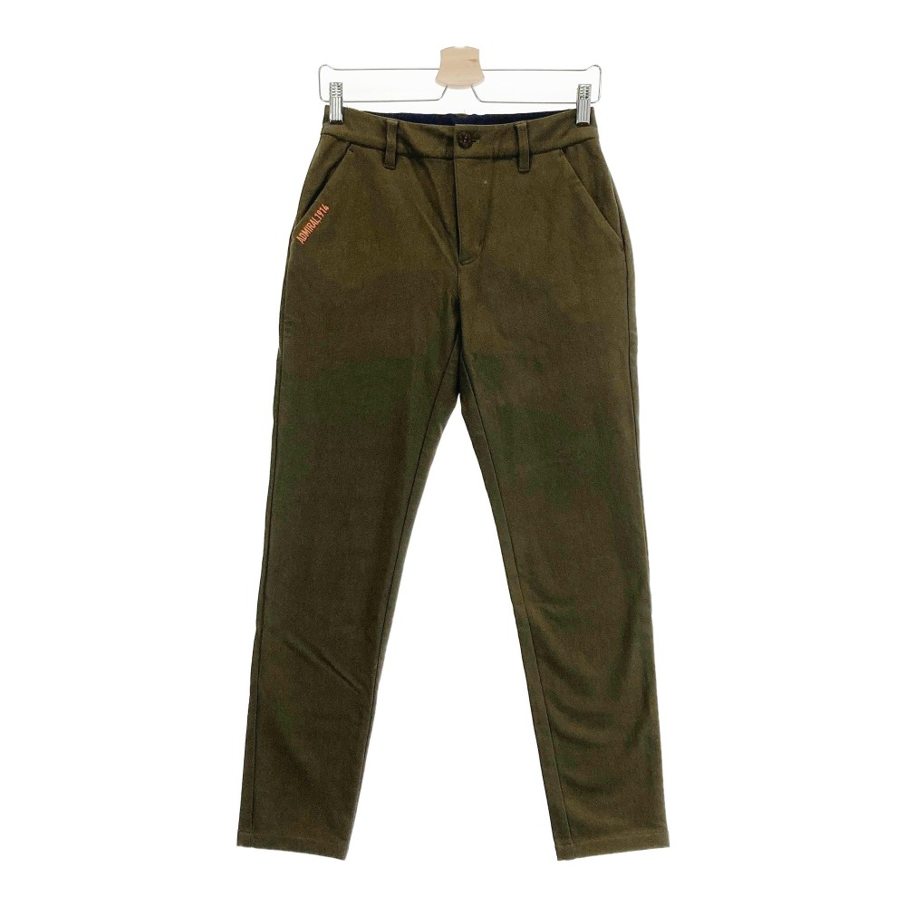ADMIRAL アドミラル ロングパンツ カーキ系 S 【中古】ゴルフウェア レディース