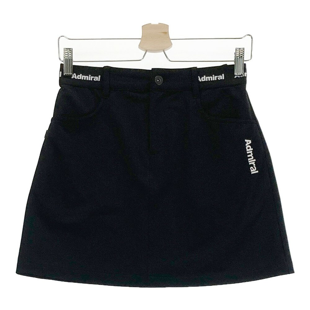ADMIRAL アドミラル ストレッチスカート ブラック系 S 【中古】ゴルフウェア レディース