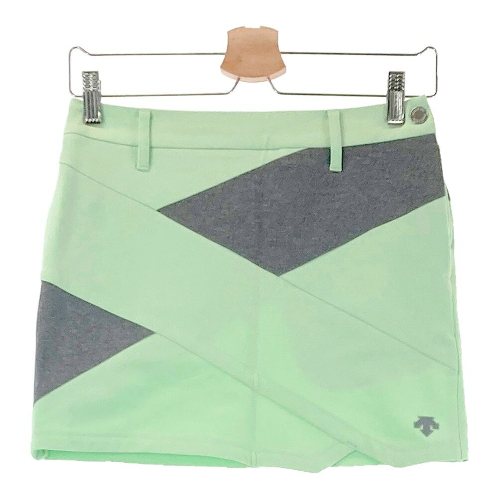 DESCENTE GOLF デサントゴルフ ストレッチスカート グリーン系 SS 【中古】ゴルフウェア レディース