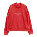ARCHIVIO アルチビオ 2022年モデル スウェット トレーナー レッド系 38 【中古】ゴルフウェア レディース