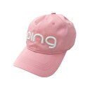 PING ピン 2023年モデル キャップ ピンク系 F 【中古】ゴルフウェア