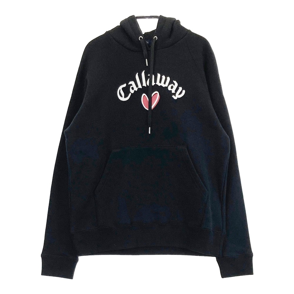 CALLAWAY キャロウェイ 2022年モデル スウェット 長袖パーカー ブラック系 M 【中古】ゴルフウェア レディース