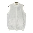 PEARLY GATES パーリーゲイツ 2022年 リバーシブルベスト ホワイト系 0 【中古】ゴルフウェア レディース