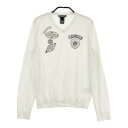 ZOY ゾーイ ニット セーター ホワイト系 38 【中古】ゴルフウェア レディース
