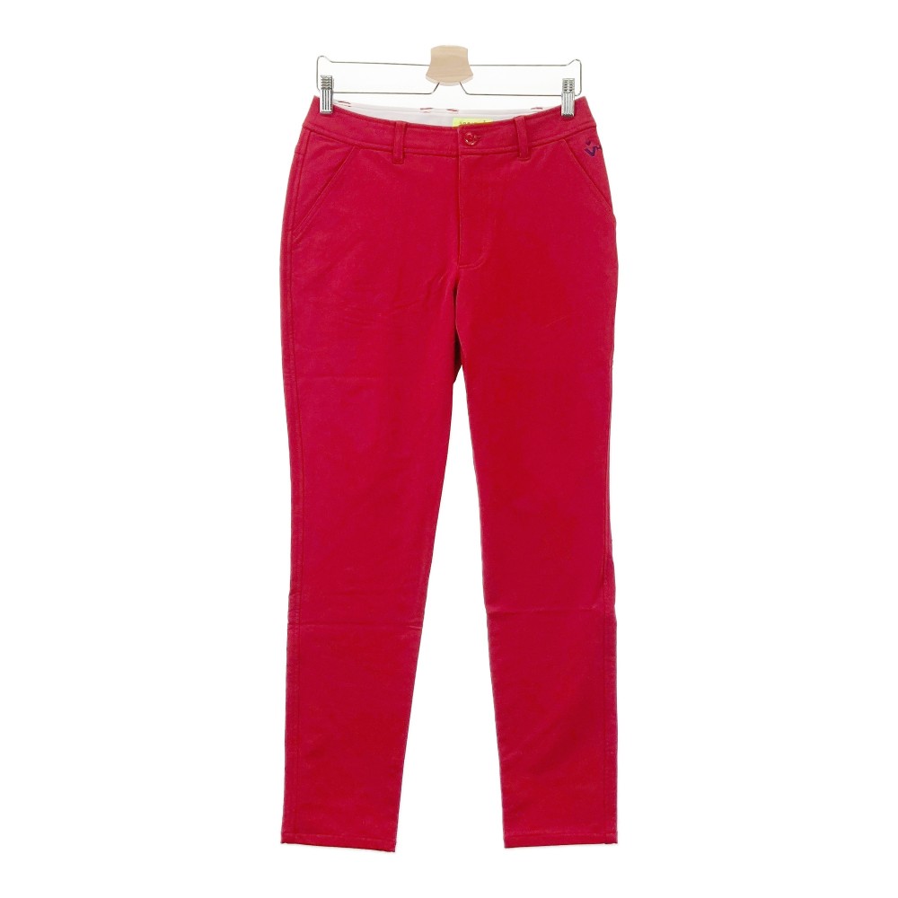 VIVA HEART ビバハート ストレッチパンツ レッド系 42 【中古】ゴルフウェア レディース