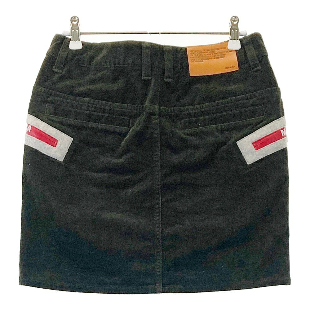 MARK&LONA マークアンドロナ コーデュロイ ストレッチスカート グリーン系 38 【中古】ゴルフウェア レディース