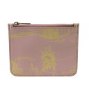 EMILIO PUCCI エミリオ プッチ コインケース 財布 ポーチ 総柄 ピンク系 【中古】レディース