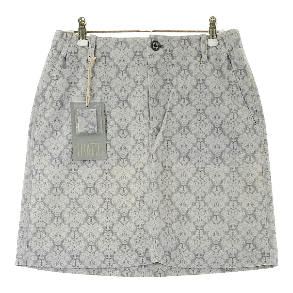 TRATTO トラット 32-7182841 スカート 総柄 グレー系 40 【中古】ゴルフウェア レディース