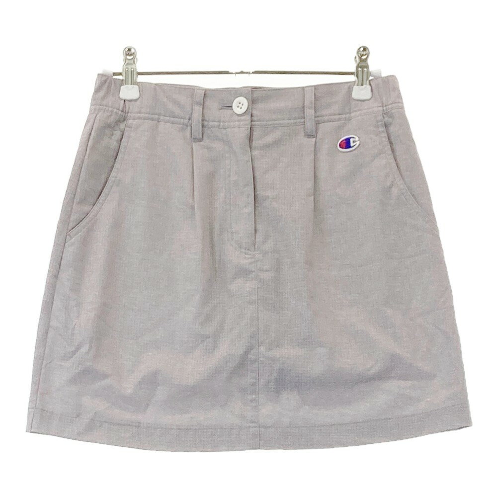 CHAMPION GOLF チャンピオンゴルフ インナー付スカート グレー系 SMALL 【中古】ゴルフウェア レディース