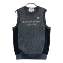 MASTER BUNNY EDITION マスターバニーエディション ラメ入り ニットベスト ブラック系 0 【中古】ゴルフウェア レディース