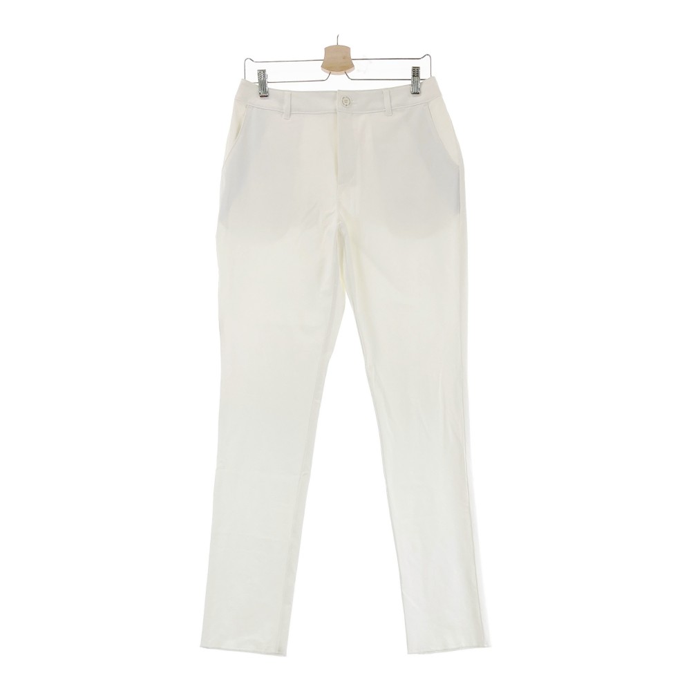 ZOY ゾーイ ストレッチパンツ ホワイト系 40 【中古】ゴルフウェア レディース
