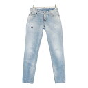 DSQUARED2 ディースクエアード S75LB0796 デニムパンツ JENNIFER JEAN ブルー系 34 【中古】レディース