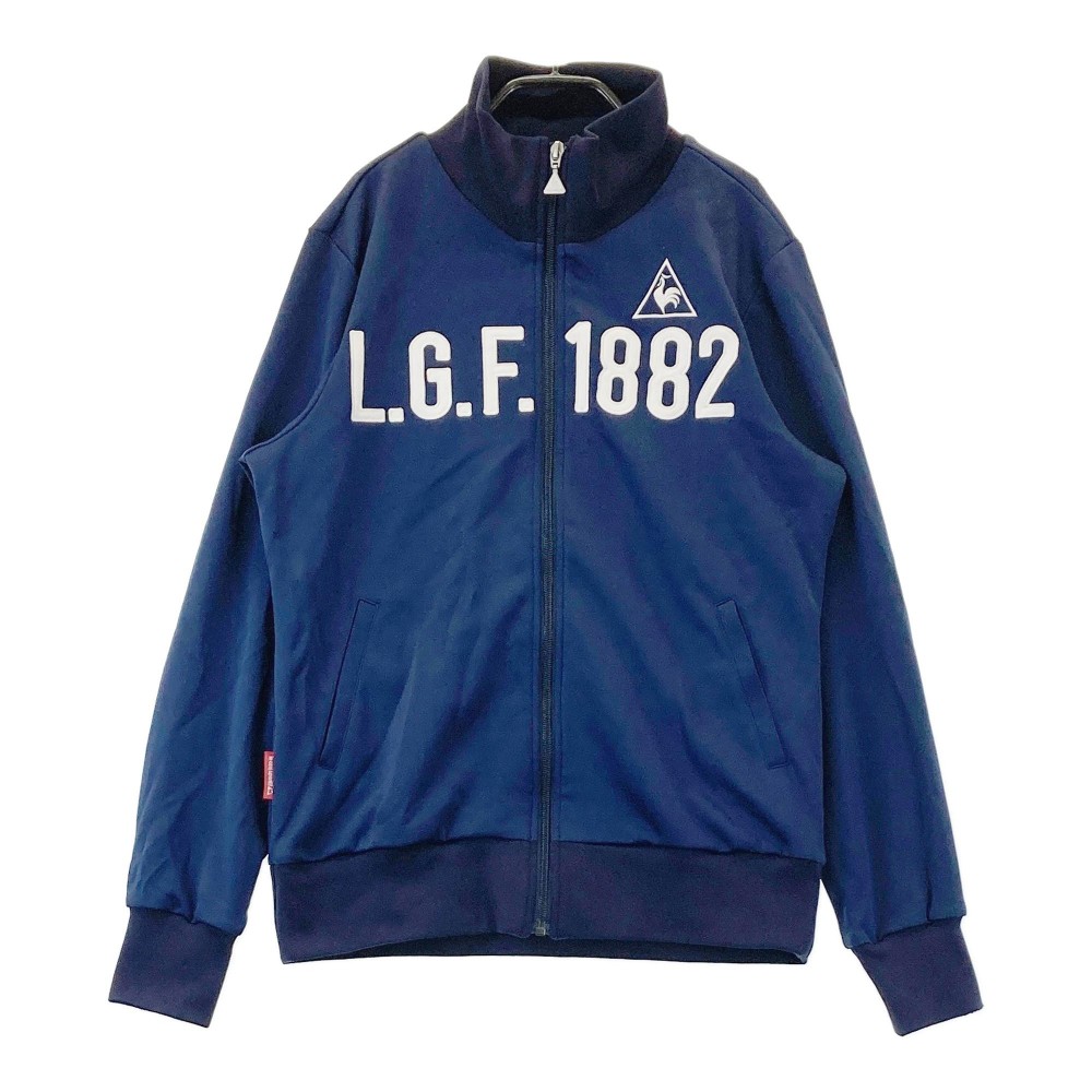 LE COQ GOLF ルコックゴルフ ジップジャケット ネイビー系 L 【中古】ゴルフウェア レディース