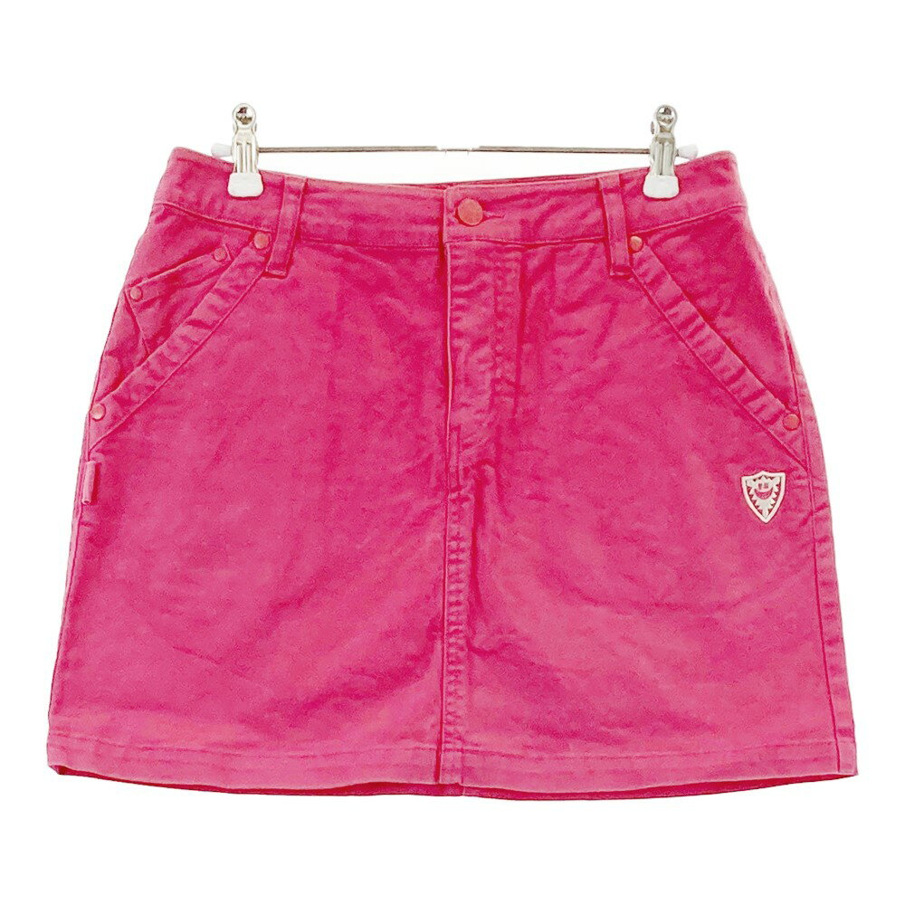 PEARLY GATES パーリーゲイツ ストレッチスカート ピンク系 1 【中古】ゴルフウェア レディース