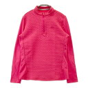 ADIDAS GOLF アディダスゴルフ ハーフジップスウェット ピンク系 M 【中古】ゴルフウェア レディース