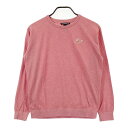 ZOY ゾーイ ニットセーター ロゴワッペン レッド系 40 【中古】ゴルフウェア レディース