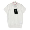 ADIDAS GOLF アディダスゴルフ 半袖ニットTシャツ ホワイト系 XS 【中古】ゴルフウェア レディース