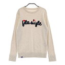 FILA GOLF フィラゴルフ ニットセーター ベージュ系 M 【中古】ゴルフウェア レディース