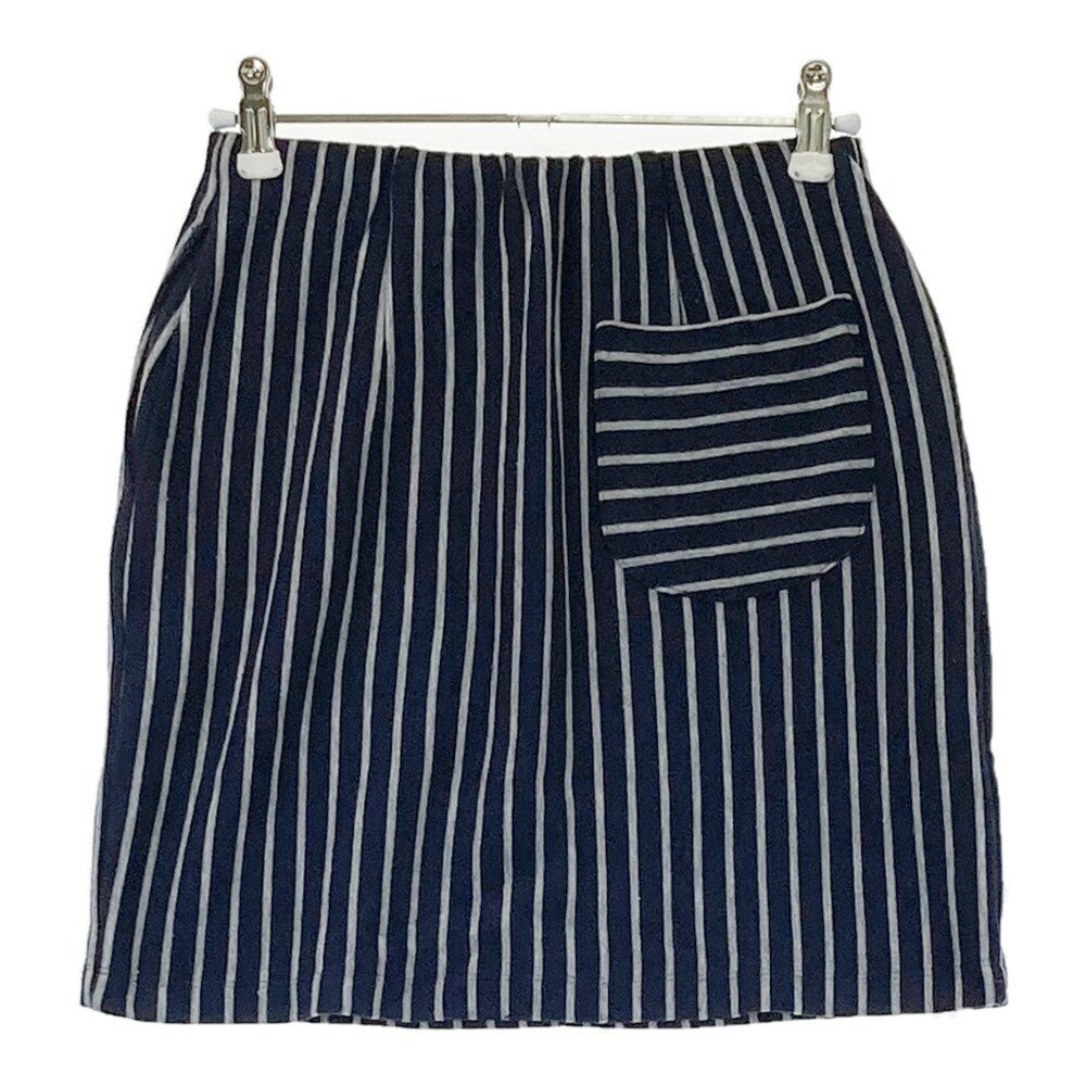 EFFICACE エフィカス スカート ネイビー系 1 【中古】ゴルフウェア レディース