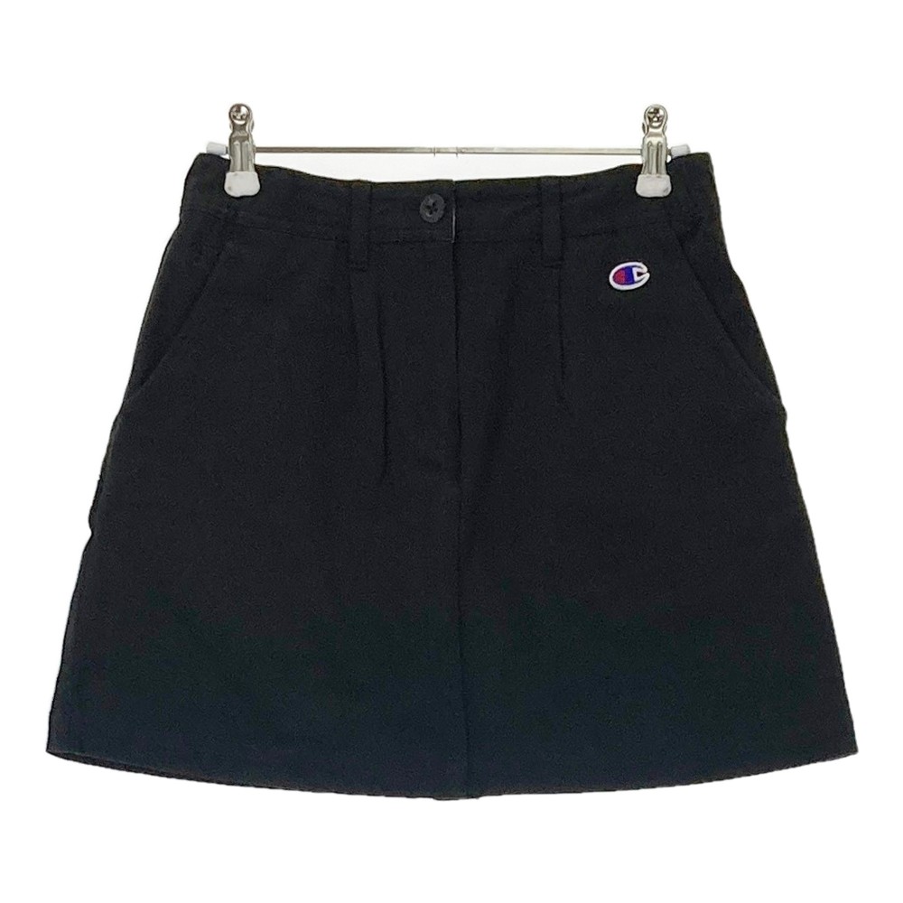 CHAMPION GOLF チャンピオンゴルフ スカート ブラック系 S 【中古】ゴルフウェア レディース