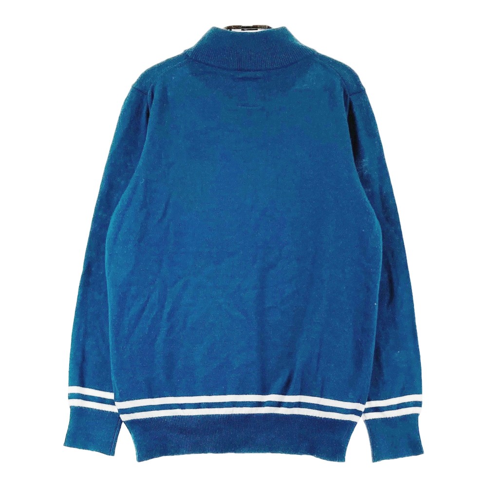 ADMIRAL アドミラル ハイネック ニットセーター ブルー系 L 【中古】ゴルフウェア レディース