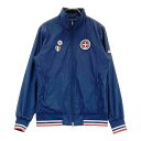KAPPA GOLF カッパゴルフ 裏メッシュ ジップジャケット ネイビー系 M 【中古】ゴルフウェア レディース