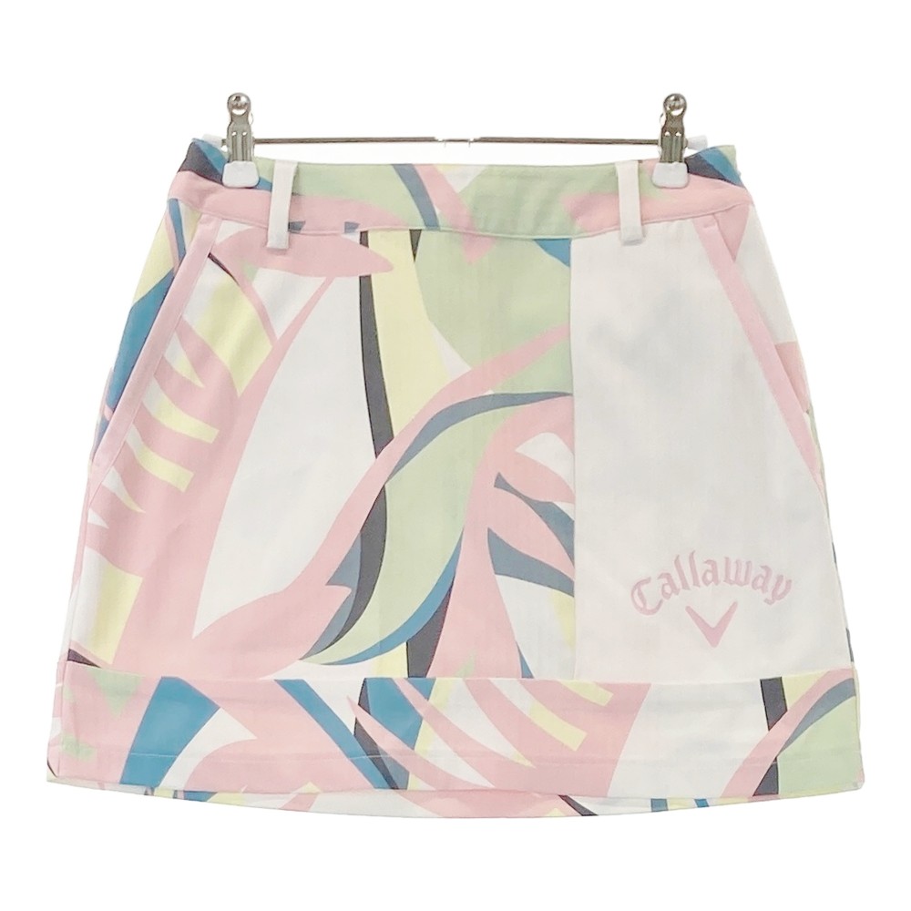 CALLAWAY キャロウェイ スカート 総柄 ピンク系 S 【中古】ゴルフウェア レディース