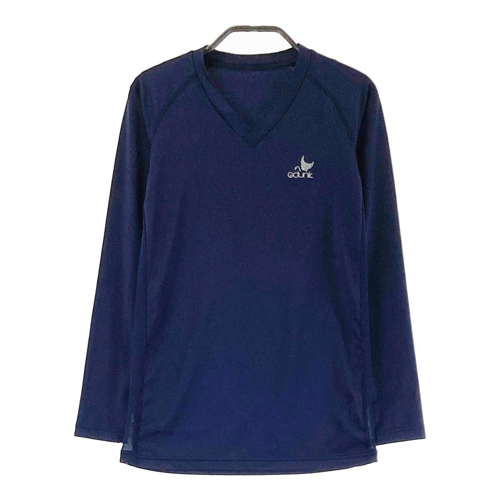 CLUNK クランク 長袖インナーTシャツ ネイビー系 S 【中古】ゴルフウェア レディース