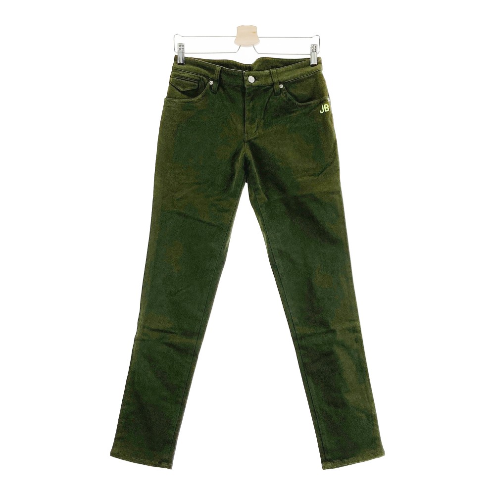 JACK BUNNY ジャックバニー 微起毛 ストレッチ パンツ グリーン系 2 【中古】ゴルフウェア レディース