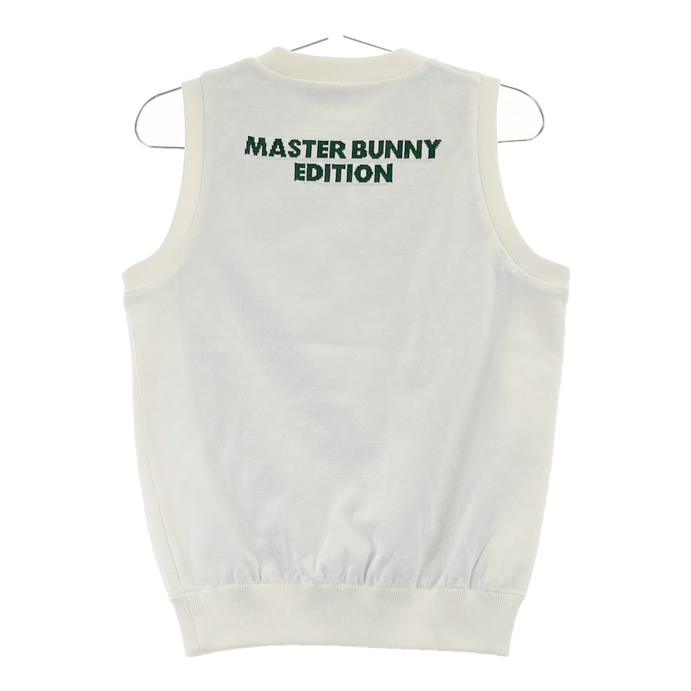 MASTER BUNNY EDITION マスターバニーエディション リバーシブルベスト ホワイト系 0 【中古】ゴルフウェア レディース
