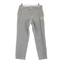 23区GOLF ニジュウサンクゴルフ ストレッチパンツ 総柄 ブラック系 61 【中古】ゴルフウェア レディース