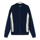J.LINDEBERG ジェイリンドバーグ 072-55011 裏地付 ニットジャケット ネイビー系 XS 【中古】ゴルフウェア レディース