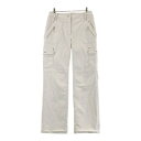 ADABAT アダバット ロングパンツ ホワイト系 38 【中古】ゴルフウェア レディース