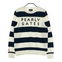 PEARLY GATES パーリーゲイツ カシミヤ混 ニット セーター ホワイト系 0 【中古】ゴルフウェア レディース