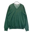 J.LINDEBERG ジェイリンドバーグ Vネック ニットセーター グリーン系 L 【中古】ゴルフウェア レディース