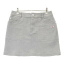 NEW BALANCE GOLF ニューバランス ストレッチスカート グレー系 1 【中古】ゴルフウェア レディース(4)