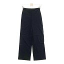 theory セオリー イージーパンツ 麻混 ブラック系 XS 【中古】レディース