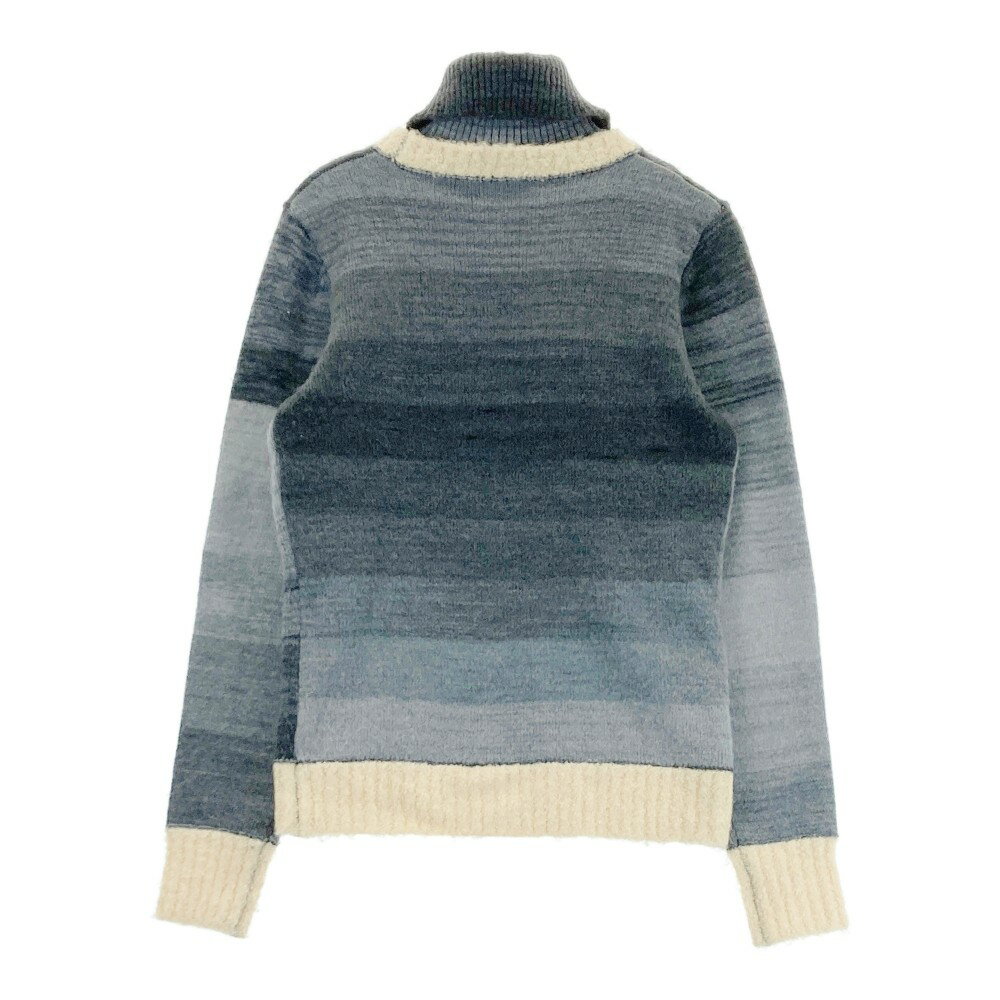 FILA GOLF フィラゴルフ 2WAY タートルネック ニットセーター グレー系 M 【中古】ゴルフウェア レディース