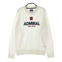 ADMIRAL アドミラル ニット セーター ホワイト系 L 【中古】ゴルフウェア レディース