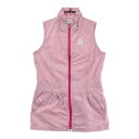 MUNSING WEAR マンシングウェア ジップワンピース ピンク系 M 【中古】ゴルフウェア レディース