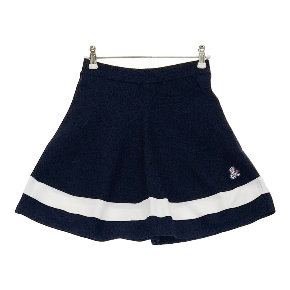 AND PER SE アンパスィ 2023年モデル ニットスカート ネイビー系 S 【中古】ゴルフウェア レディース