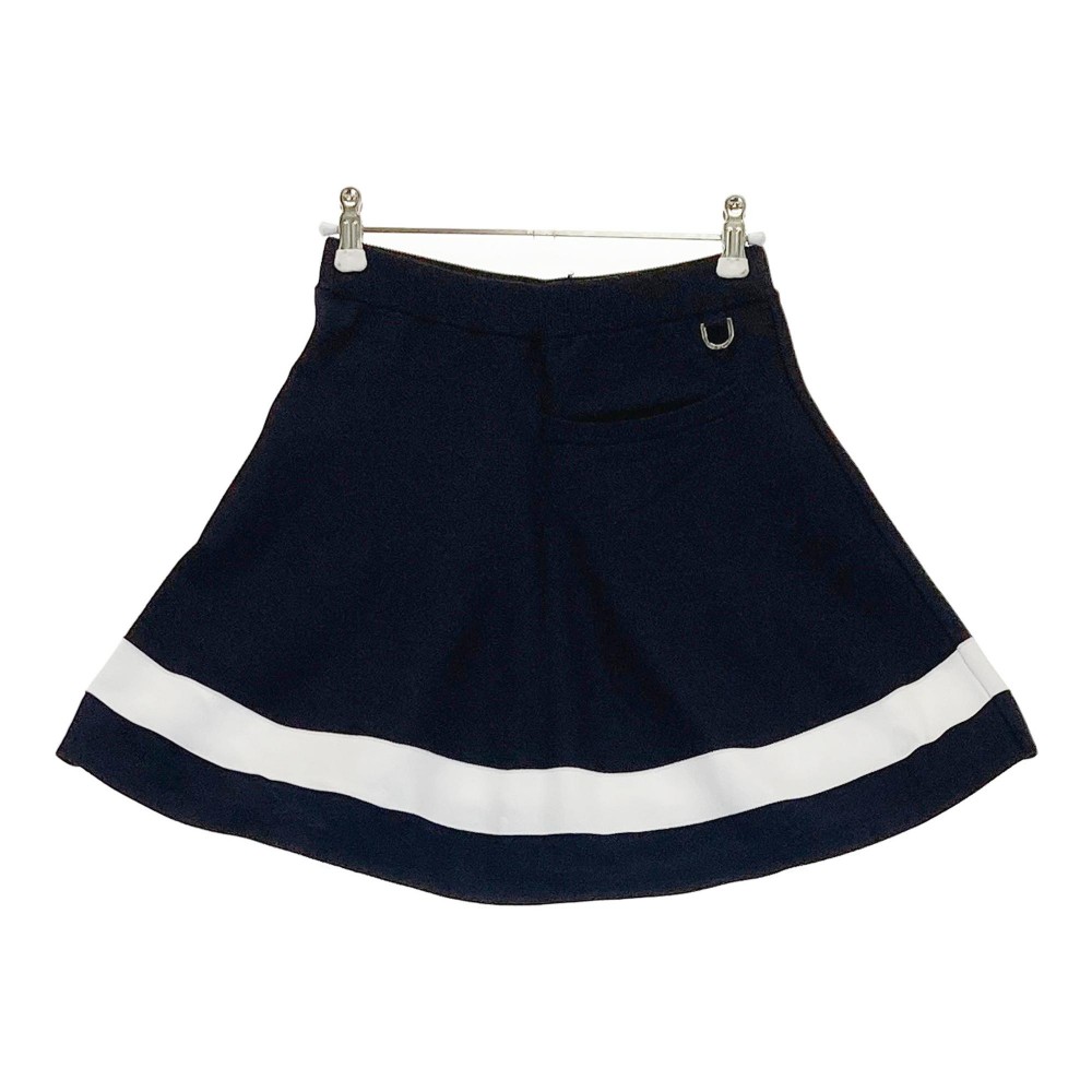 AND PER SE アンパスィ 2023年モデル ニットスカート ネイビー系 S 【中古】ゴルフウェア レディース