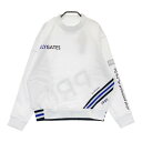 PEARLY GATES パーリーゲイツ ; 2024年モデル スウェット トレーナー ホワイト系 1 【中古】ゴルフウェア レディース