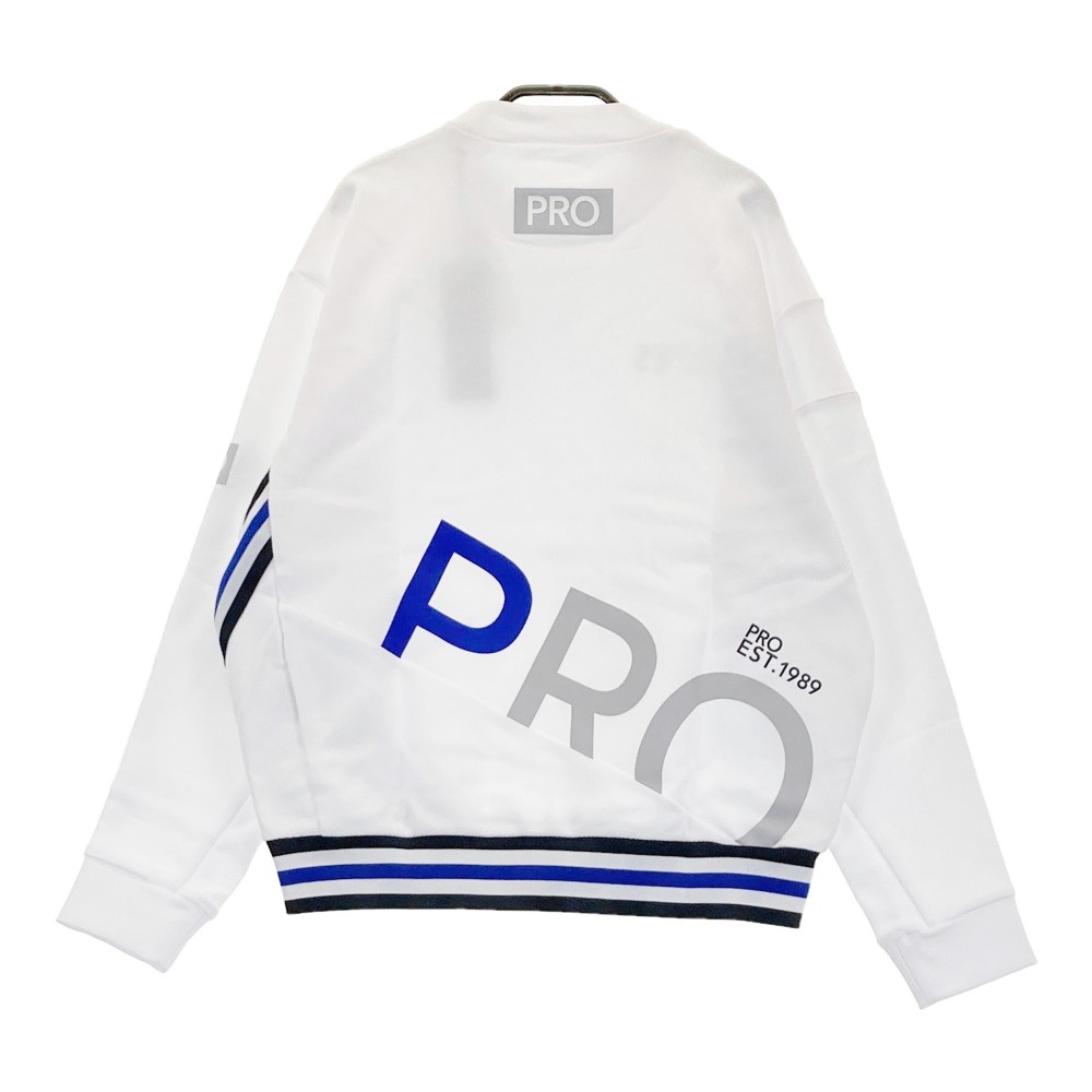 PEARLY GATES パーリーゲイツ ; 2024年モデル スウェット トレーナー ホワイト系 1 【中古】ゴルフウェア レディース