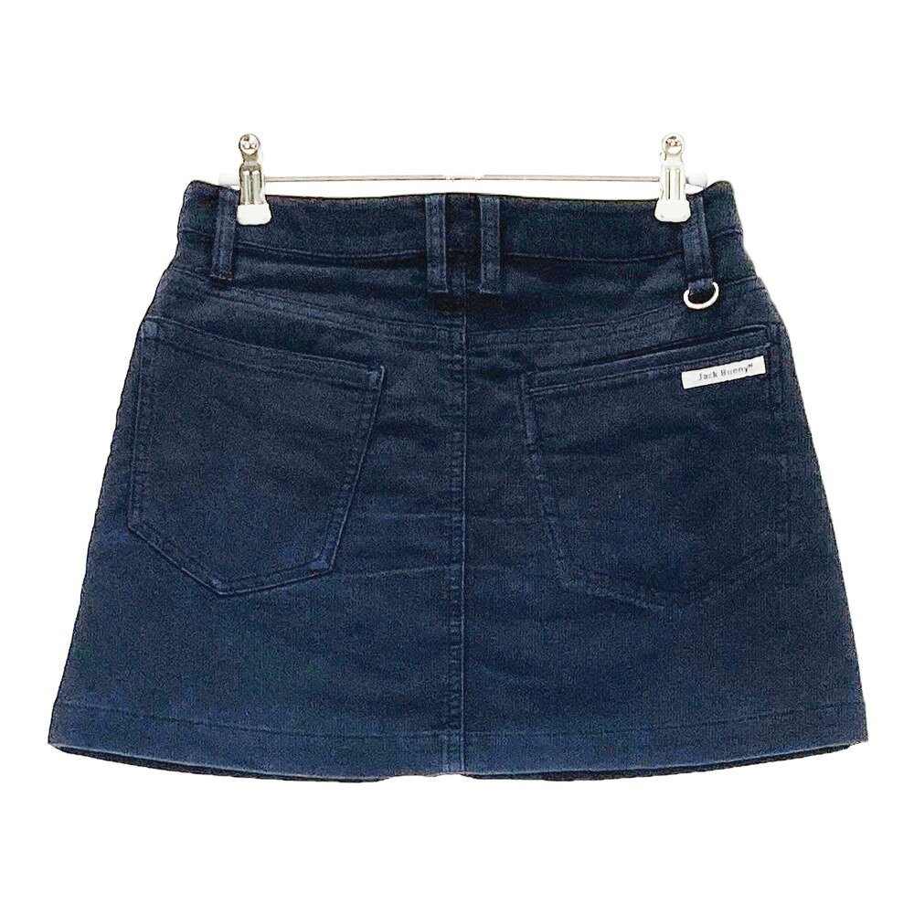 JACK BUNNY ジャックバニー インナー付き ストレッチスカート ネイビー系 0 【中古】ゴルフウェア レディース
