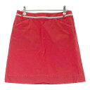 LANVIN SPORT ランバン スポール ストレッチスカート レッド系 38 【中古】ゴルフウェア レディース(4)