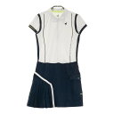 LE COQ GOLF ルコックゴルフ 2023年 ワンピース ホワイト系 M 【中古】ゴルフウェア レディース